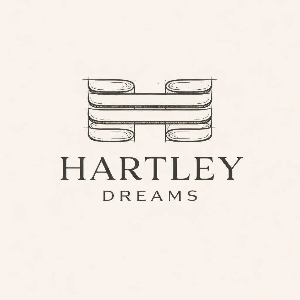 Standalone logo mark, pencil-sketch style
