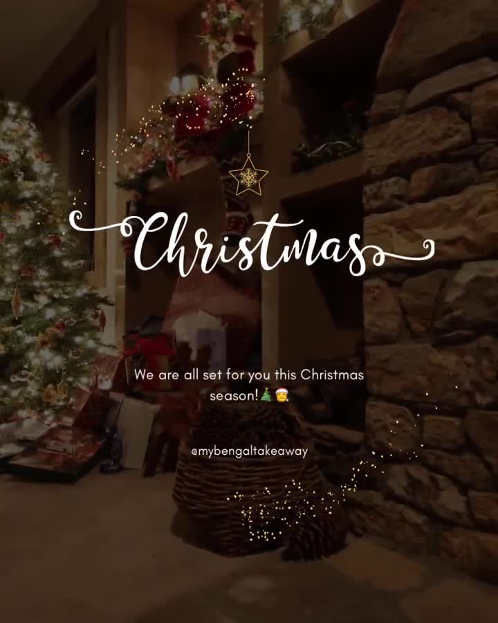 Christmas social video, "We are all set for you"
